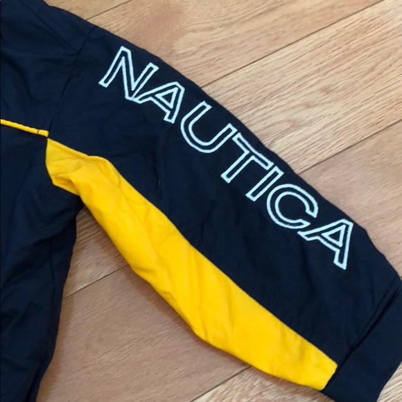 Nautical windbreaker jacket, shirt, and jeans - Picture 3 of 10